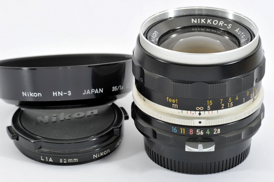 Nikon NIKKOR-S 35mm f2.8 Nippon Kogaku - レンズ(単焦点)